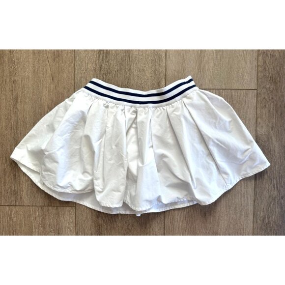 Crewcuts J Crew Girls' 5 White Active Pleated Skort Tennis Preppy - Picture 1 of 6